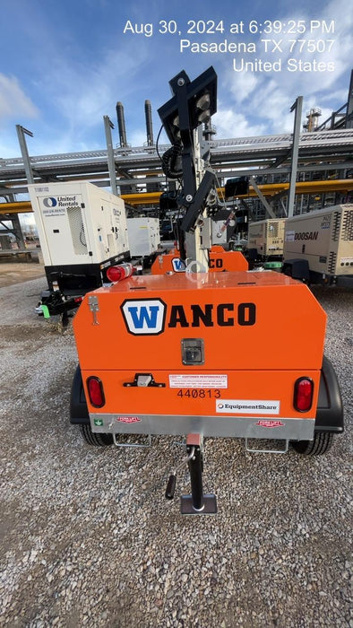 2024 Wanco WLTT-4MM4K Diesel, Deep Sea Controller, Shore Power Plug, Auto Start, (4) 350W LED Floodlights, 4kW Generator, 60 Gal Fuel Tank, 2" Ball, T3