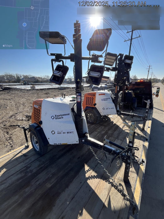 2023 Generac MLT2 Diesel, Flex Switch 120V Input, Powerzone Controller, (4) 320W LED Lights, 4kW Generator, 39.9 Gal Fuel Tank, 2" Ball, T3