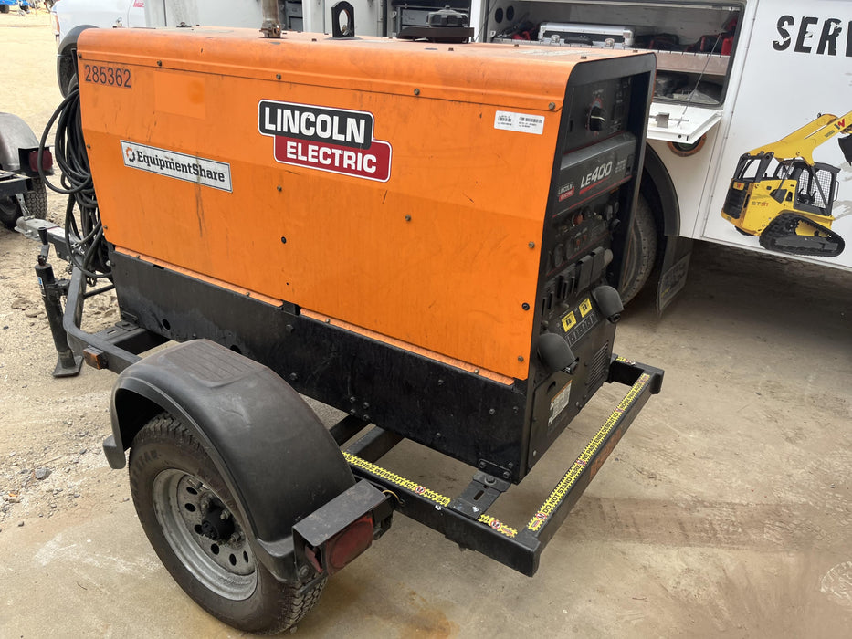 2022 Lincoln Electric LE400 Kubota V1505, Trlr, Cable Rack, Light Kit, ES Decals, T3