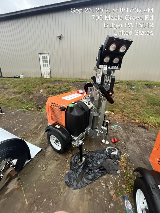 2024 Wanco WLTT-4MM4K Diesel, Deep Sea Controller, Shore Power Plug, Auto Start, (4) 350W LED Floodlights, 4kW Generator, 60 Gal Fuel Tank, 2" Ball, T3