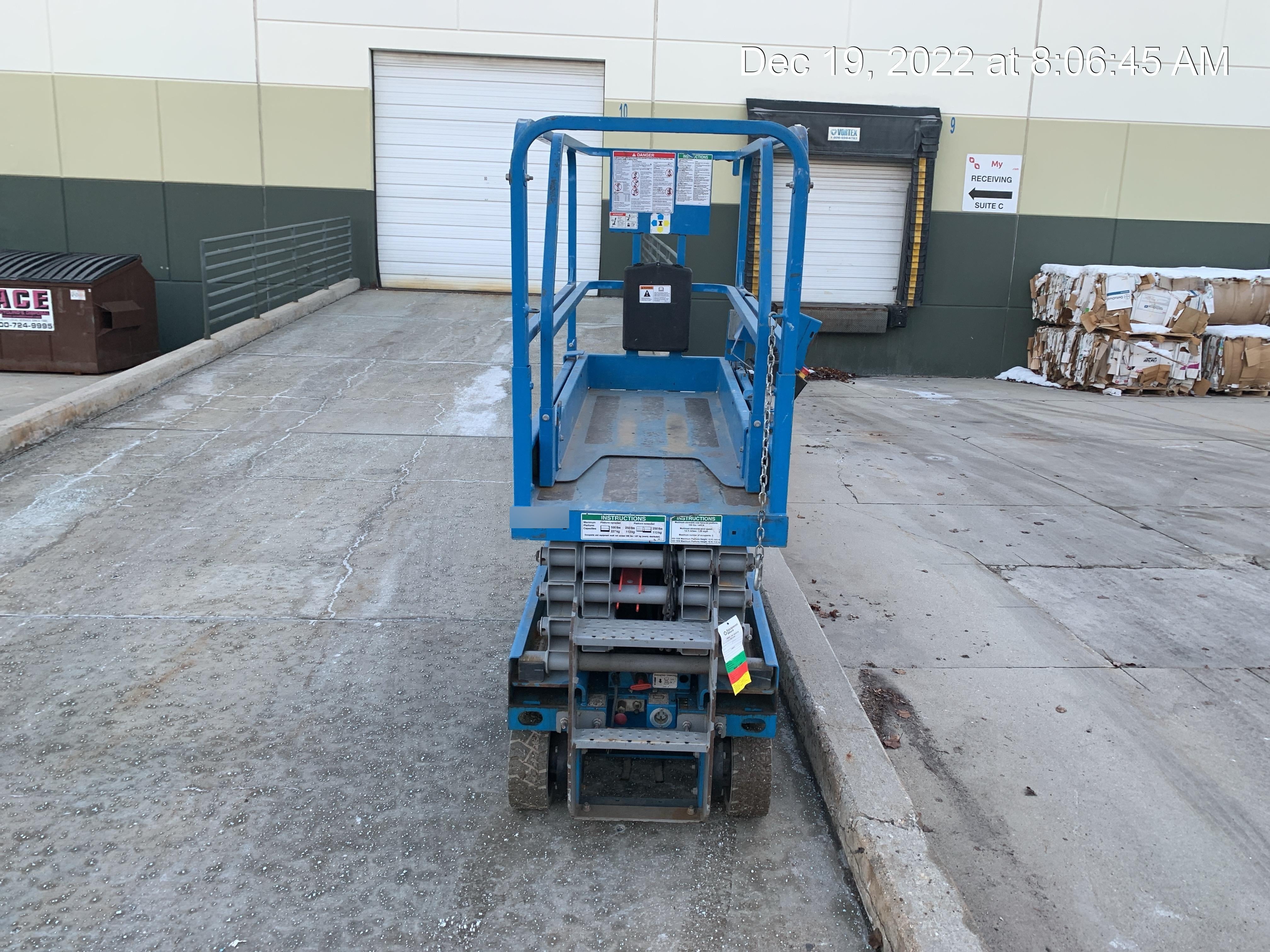 2018 Genie GS-1930 Genie GS-1930 w/Fixed Rail, Chain Entry
