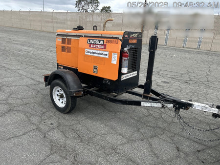 2022 Lincoln Electric LE400 Kubota V1505, Trlr, Cable Rack, Light Kit, ES Decals, T3