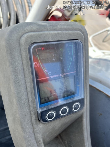 2019 Takeuchi TB260 Canopy, Standard Blade, Auxiliary hydraulics Manual QC, Hydraulic thumb, 12" ,18", 24" Bucket