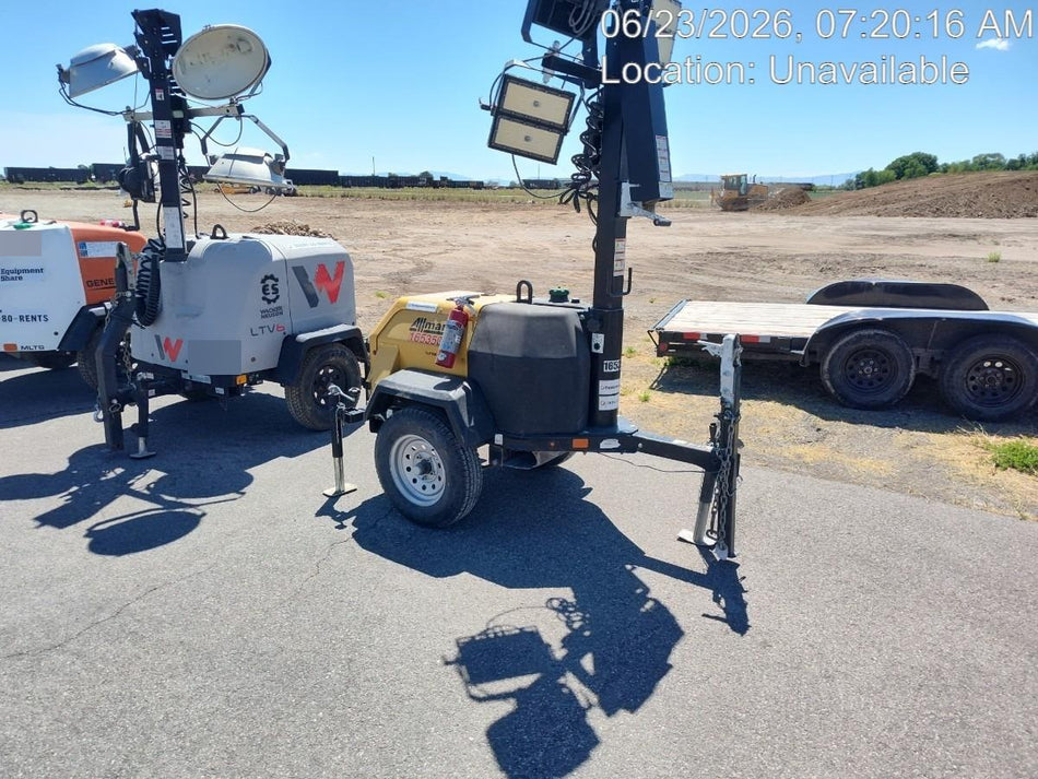 2018 Wacker Neuson LTV6L-MH Wacker Neuson LTV6L Mobile Light Tower w/Fuel Level Sensor Installed