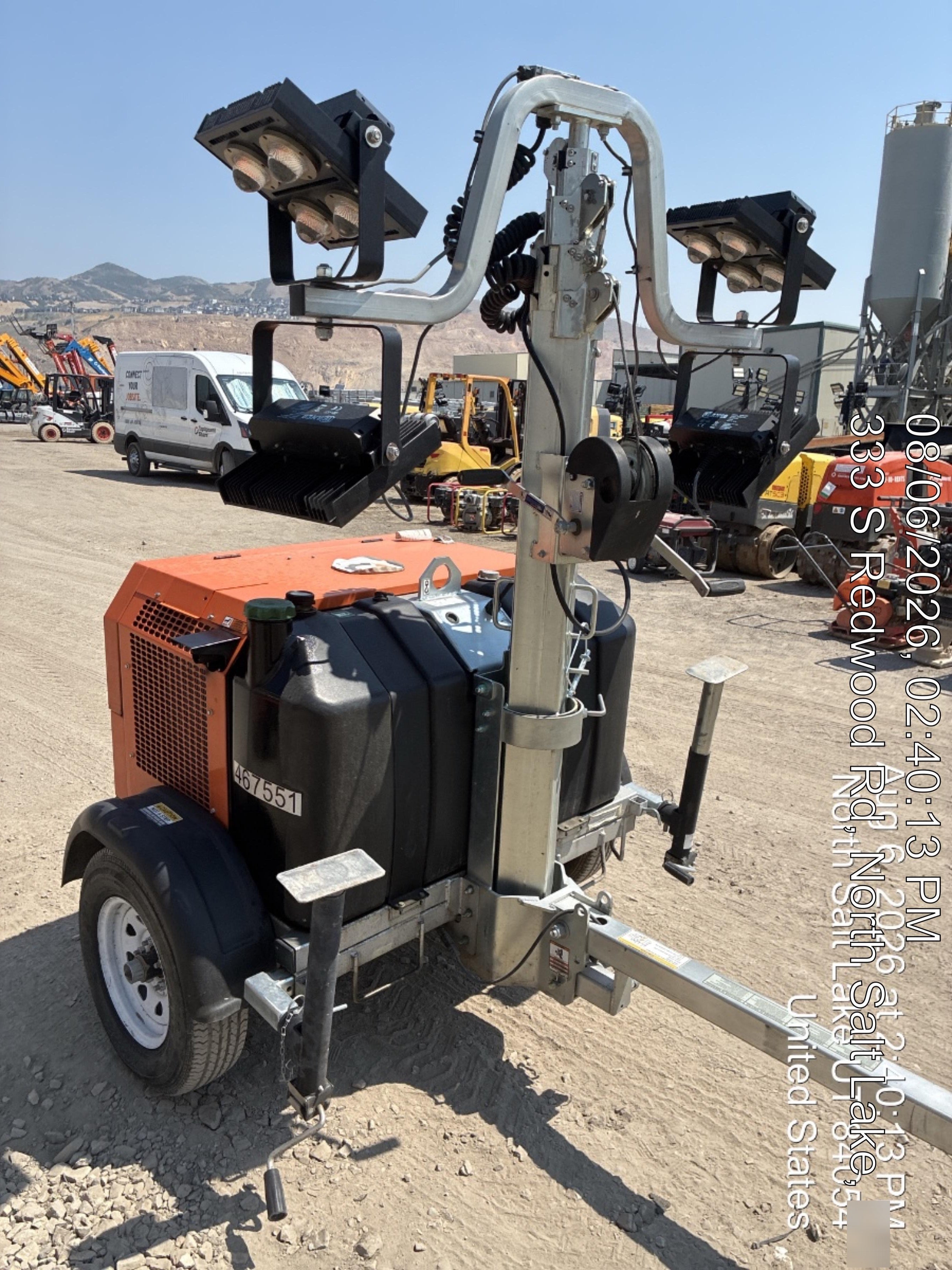 2024 Wanco WLTT-4MM4K Diesel, Deep Sea Controller, Shore Power Plug, Auto Start, (4) 350W LED Floodlights, 4kW Generator, 60 Gal Fuel Tank, 2" Ball, T3