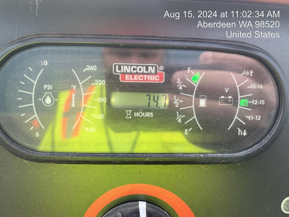 2021 Lincoln Electric Vantage 549X Ready Pak 3, ORANGE (includes trailer, cable rack, fender light kit)