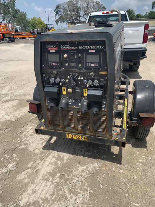 2021 Lincoln Electric Dual Maverick 200/200X Ready Pak 3, Includes Trailer, Cable Rack, Fender Light Kit