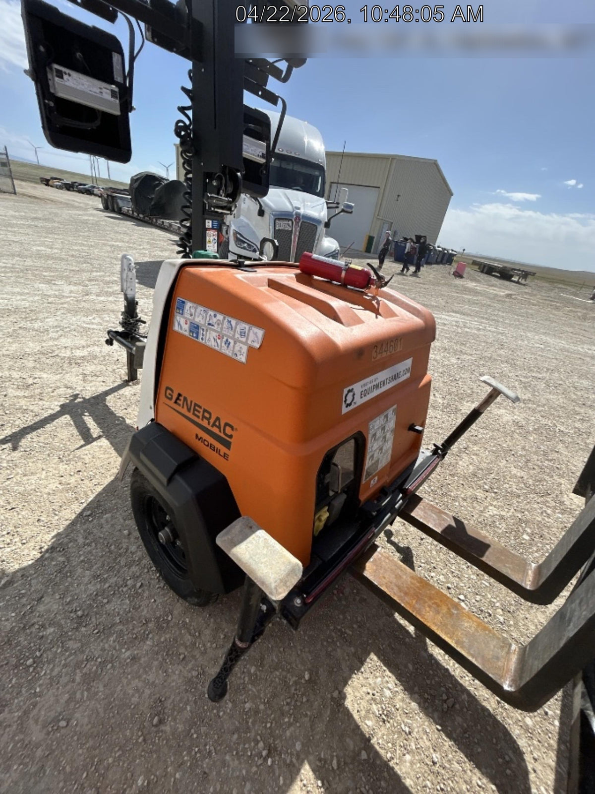2023 Generac MLT2 Diesel, Flex Switch 120V Input, Powerzone Controller, (4) 320W LED Lights, 4kW Generator, 39.9 Gal Fuel Tank, 2" Ball, T3