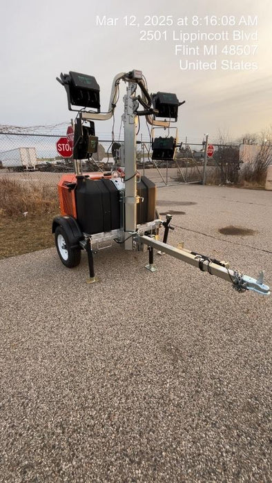 2024 Wanco WLTT-4MM4K Diesel, Deep Sea Controller, Shore Power Plug, Auto Start, (4) 350W LED Floodlights, 4kW Generator, 60 Gal Fuel Tank, 2" Ball, T3
