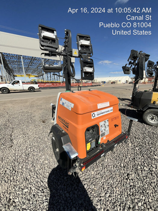 2023 Generac MLT2 Diesel, Flex Switch 120V Input, Powerzone Controller, 
(4) 320W LED Lights, 4kW Generator, 39.9 Gal Fuel Tank, 2" Ball, T3