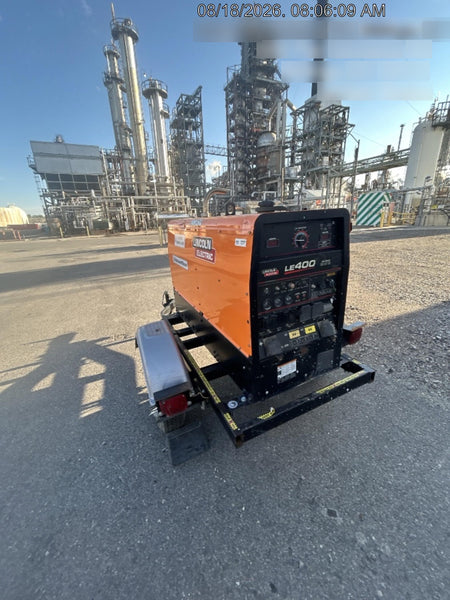 2022 Lincoln Electric LE400 Kubota V1505, Trlr, Cable Rack, Light Kit, ES Decals, T3
