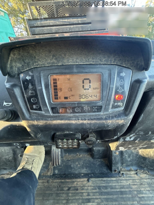 2022 Kubota RTV-X1140W-H Plastic Canopy, Windshield Acrylic Clear, LED Strobe Light, Wire Harness Kit, Back up Alarm