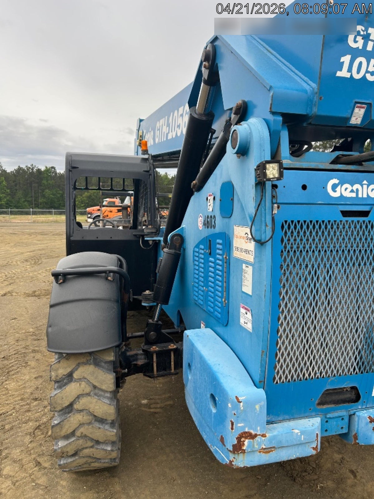 2017 Genie GTH-1056 Genie GTH1056, Solid Tires, 60" carriage, Light Kit, Open ROPS