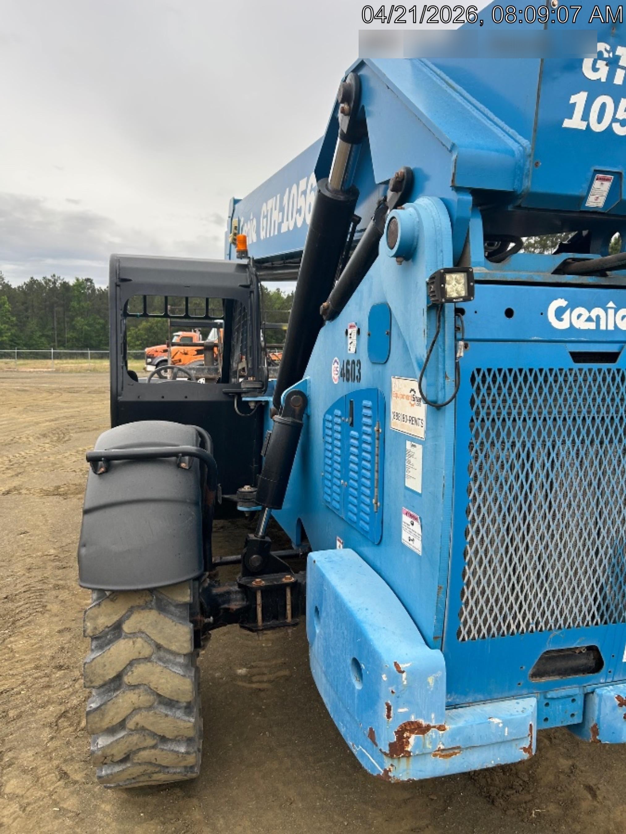 2017 Genie GTH-1056 Genie GTH1056, Solid Tires, 60" carriage, Light Kit, Open ROPS