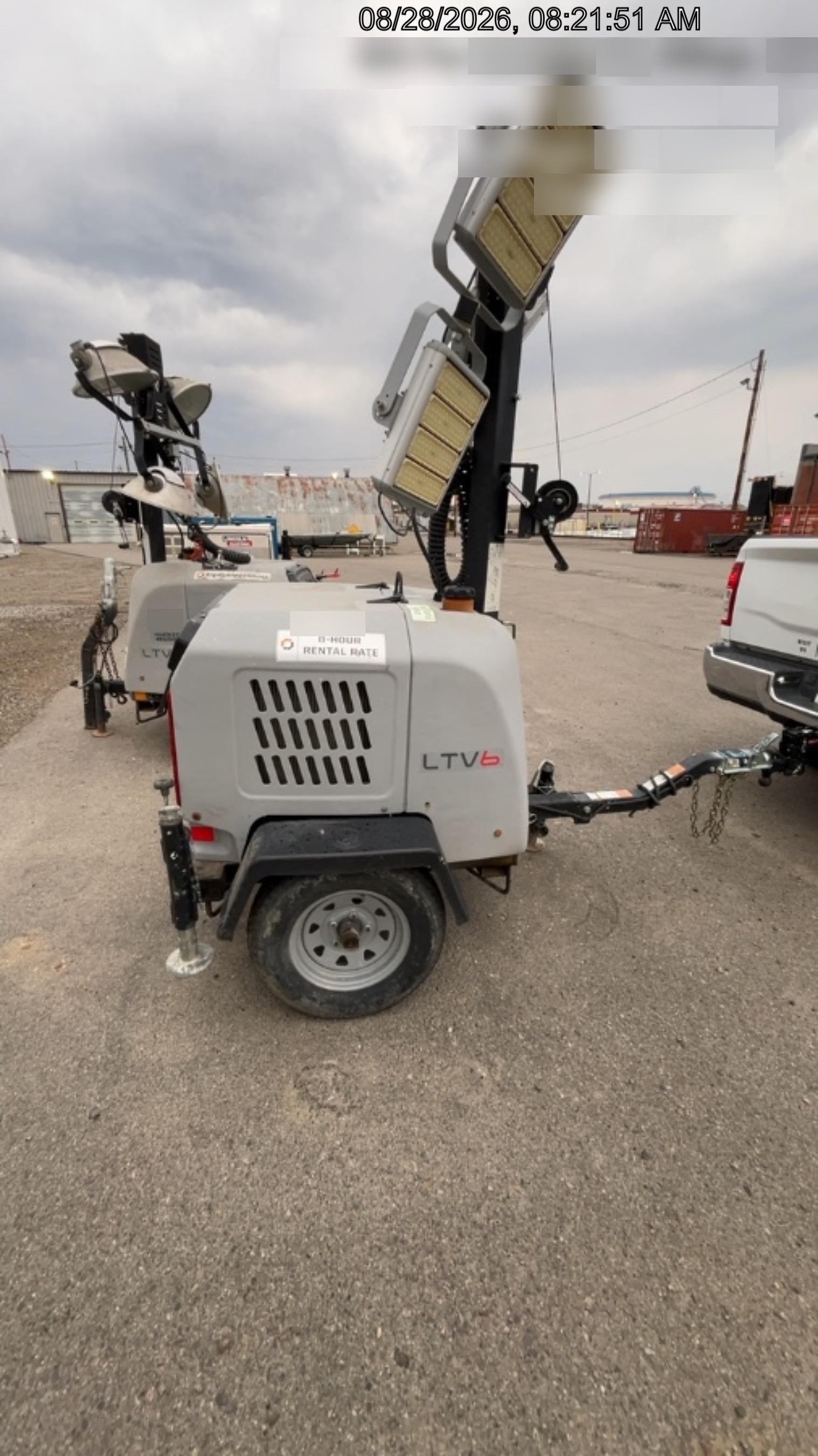 2019 Wacker Neuson LTV6K-LED Standard LED Towable Light Tower w/None