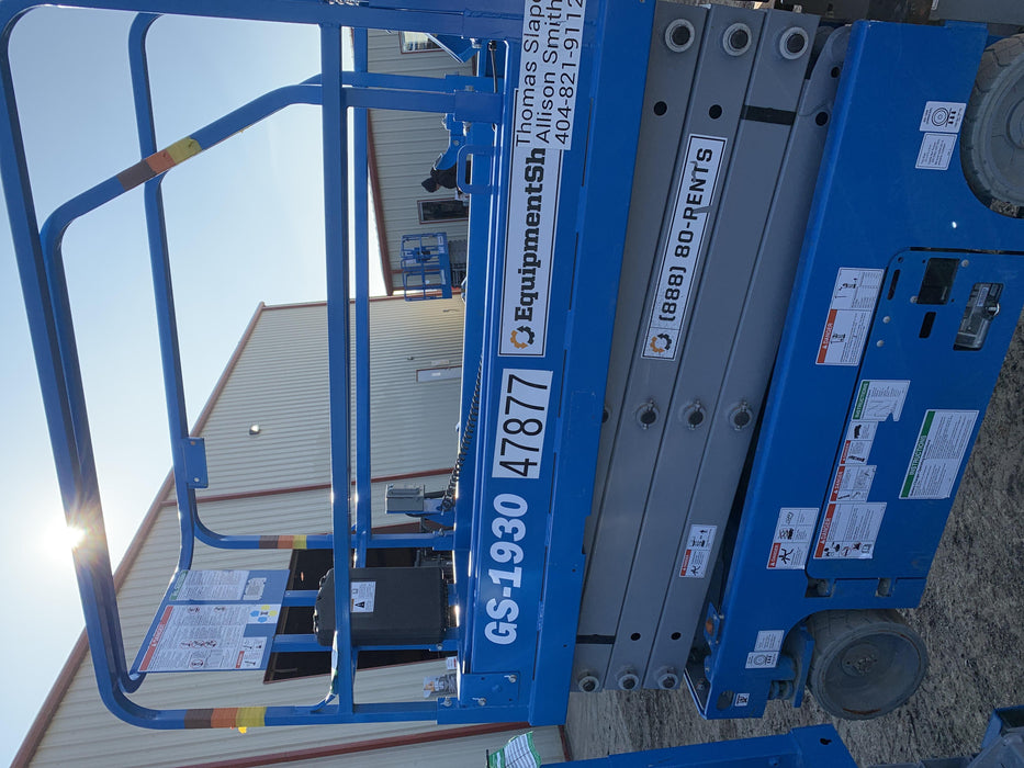 2019 Genie GS-1930 Fixed Rails with Chain Entry