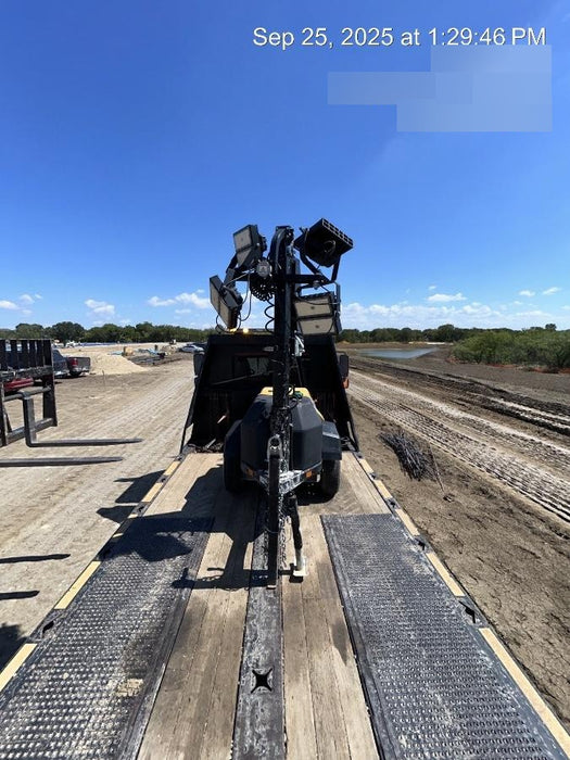 2022 Allmand NLV3GR (4) LED Light Fixture 350W, 23' Vertical Mast, 3kW Prime, Towable, ES Decals, T3