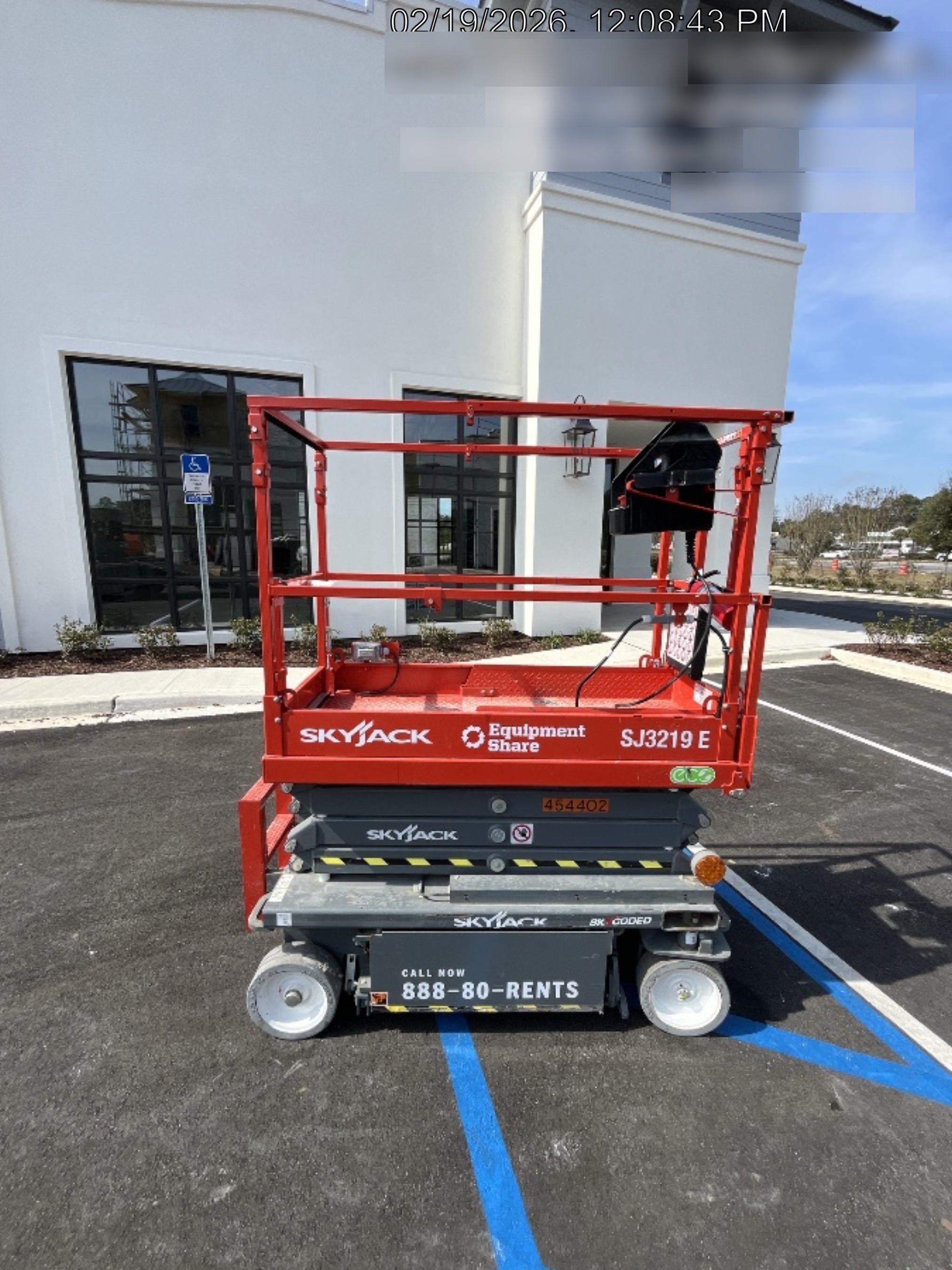 2024 Skyjack SJ3219 Electric Drive, Sld NM Tires, DBcns, RFRails, Power to Platform, T3 + Access Control