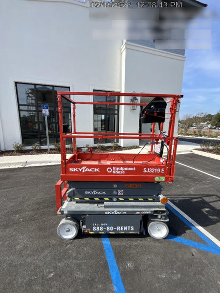2024 Skyjack SJ3219 Electric Drive, Sld NM Tires, DBcns, RFRails, Power to Platform, T3 + Access Control