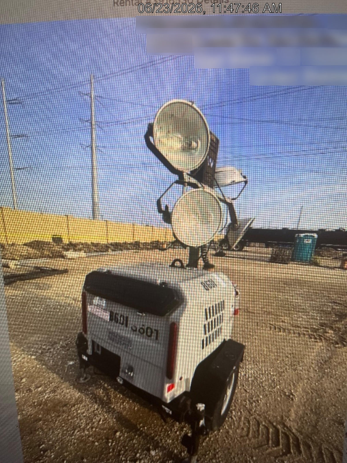 2018 Wacker Neuson LTV6L-MH Wacker Neuson LTV6L Towable Light Tower