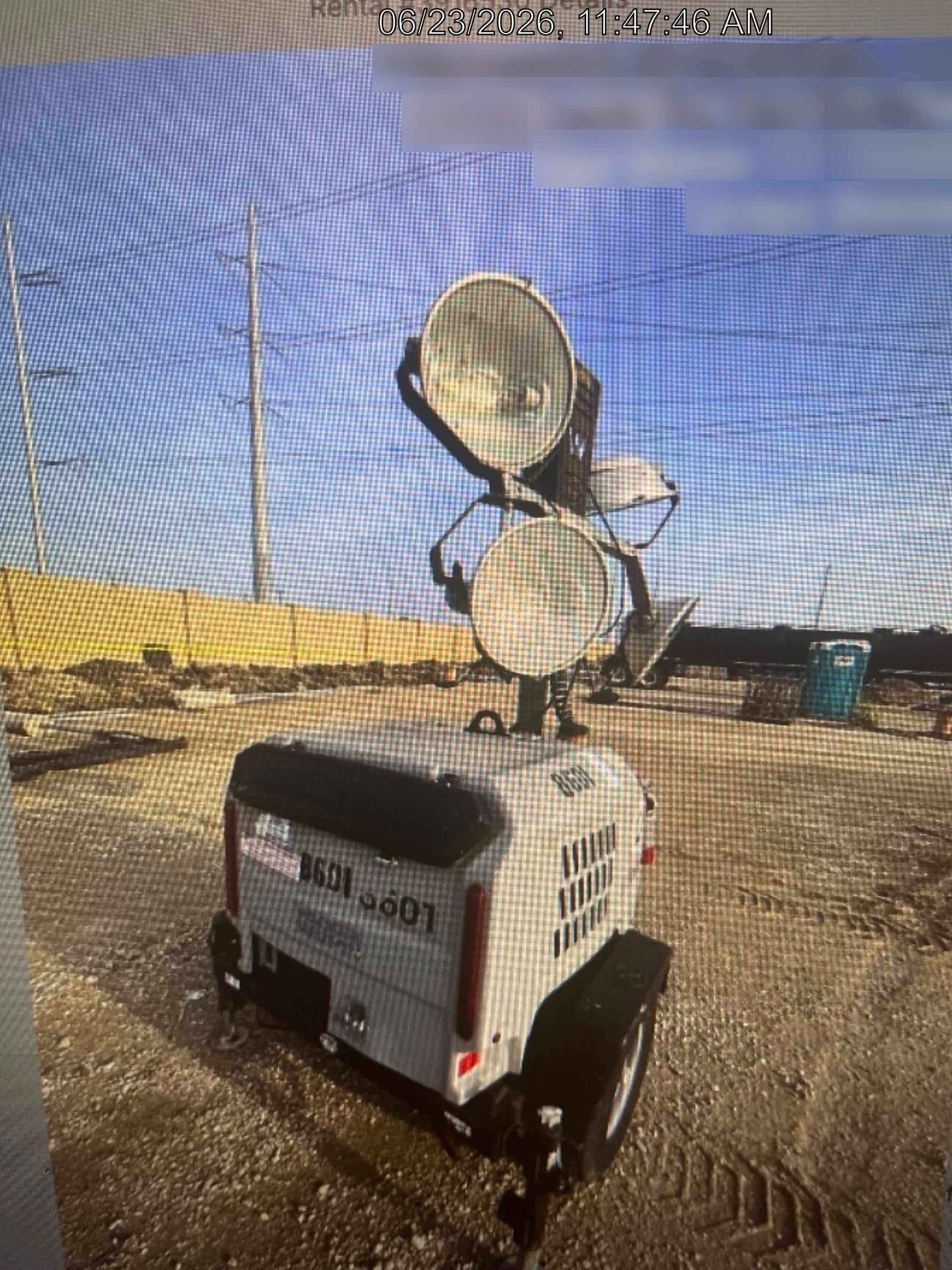 2018 Wacker Neuson LTV6L-MH Wacker Neuson LTV6L Towable Light Tower