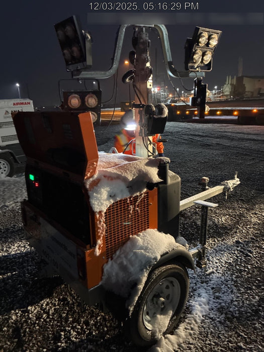 2024 Wanco WLTT-4MM4K Diesel, Deep Sea Controller, Shore Power Plug, Auto Start, (4) 350W LED Floodlights, 4kW Generator, 60 Gal Fuel Tank, 2" Ball, T3