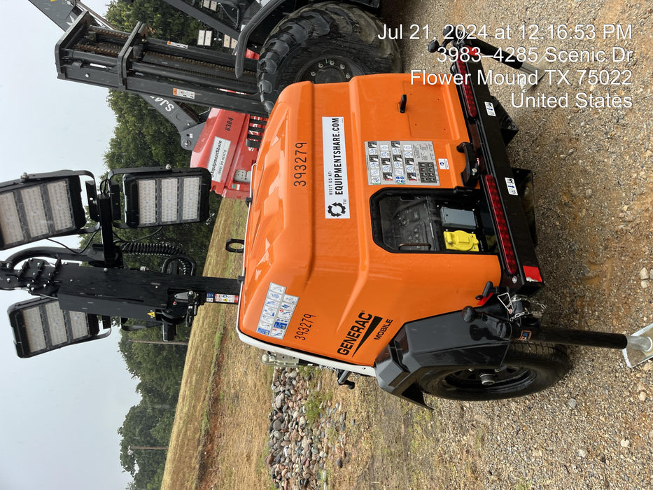 2024 Generac MLT2 Diesel, Flex Switch 120V Input, Powerzone Controller, 
(4) 320W LED Lights, 4kW Generator, 39.9 Gal Fuel Tank, 2" Ball, T3