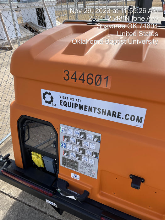 2023 Generac MLT2 Diesel, Flex Switch 120V Input, Powerzone Controller, (4) 320W LED Lights, 4kW Generator, 39.9 Gal Fuel Tank, 2" Ball, T3