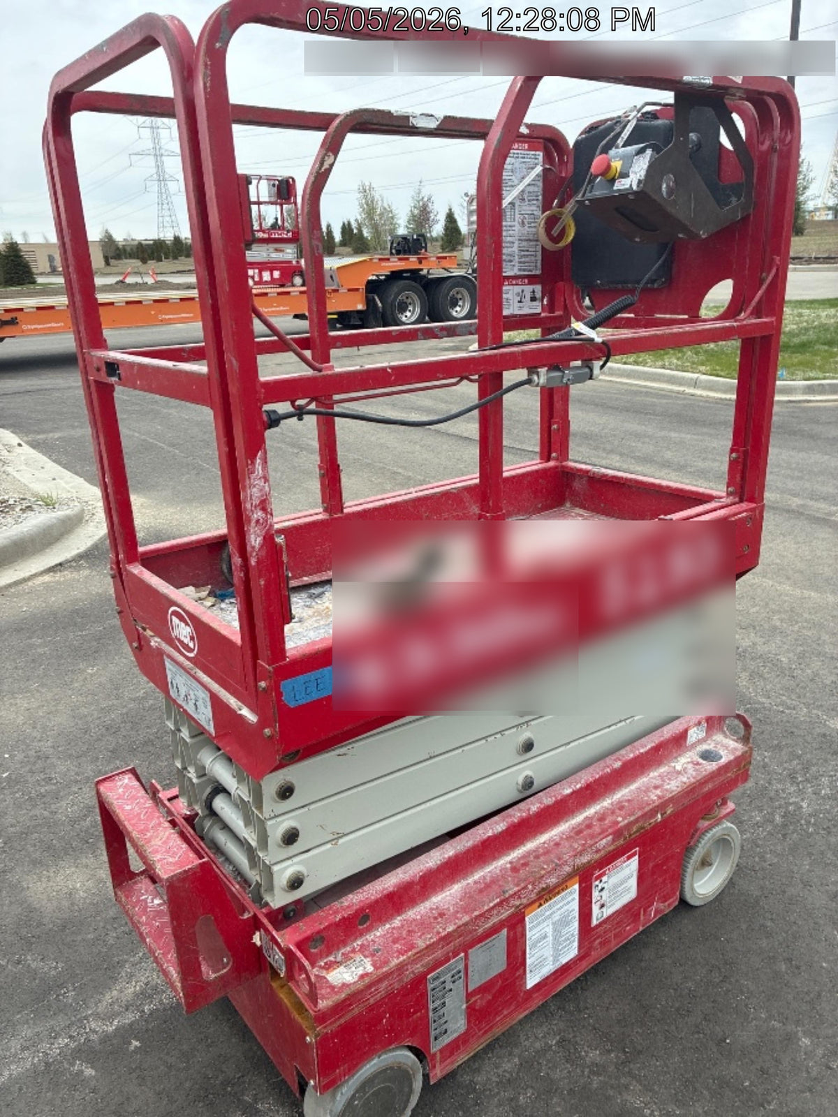 2017 MEC 1330SE 13' Scissor Lift w/2 Year Full Extended Warranty