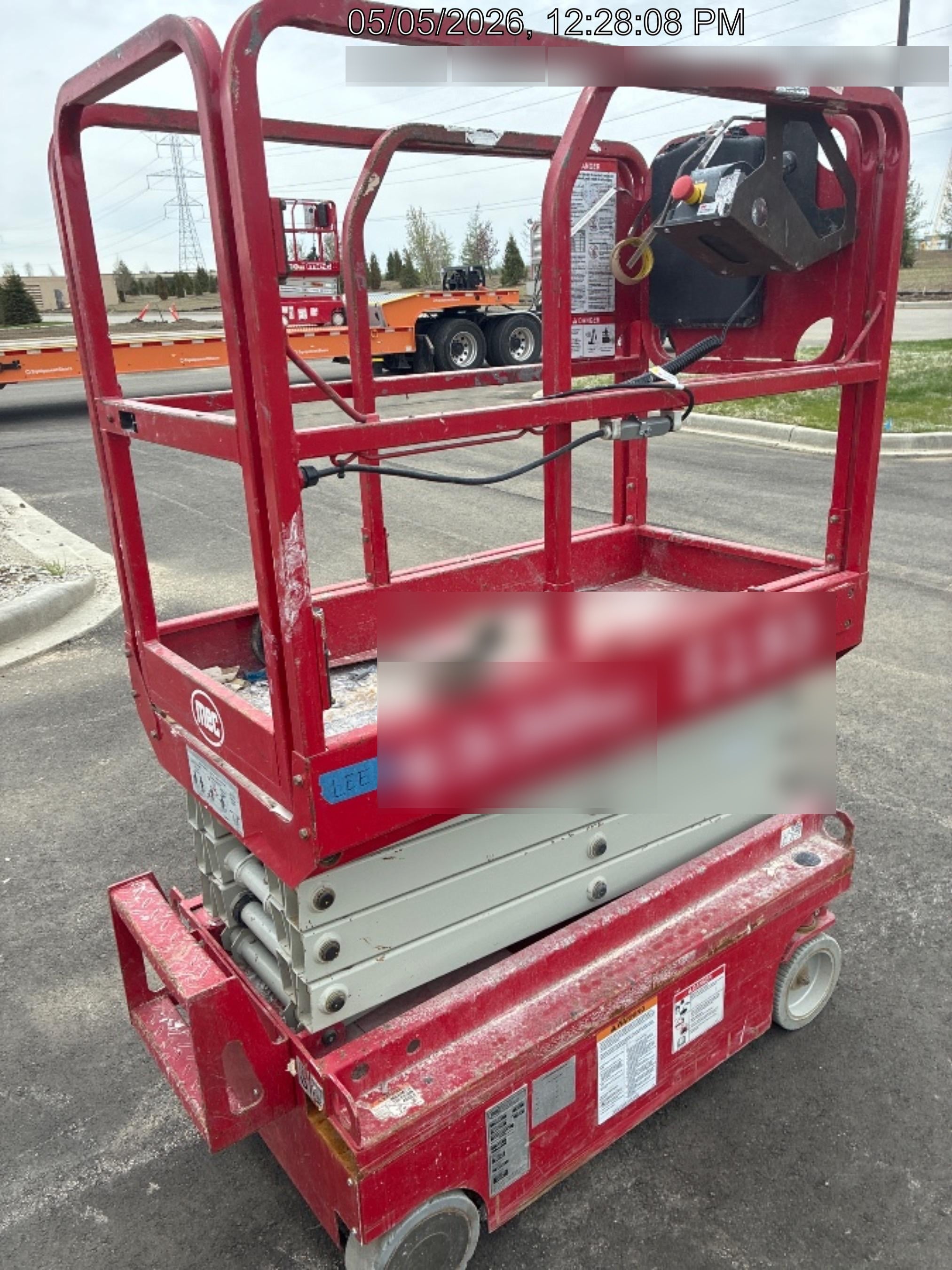 2017 MEC 1330SE 13' Scissor Lift w/2 Year Full Extended Warranty