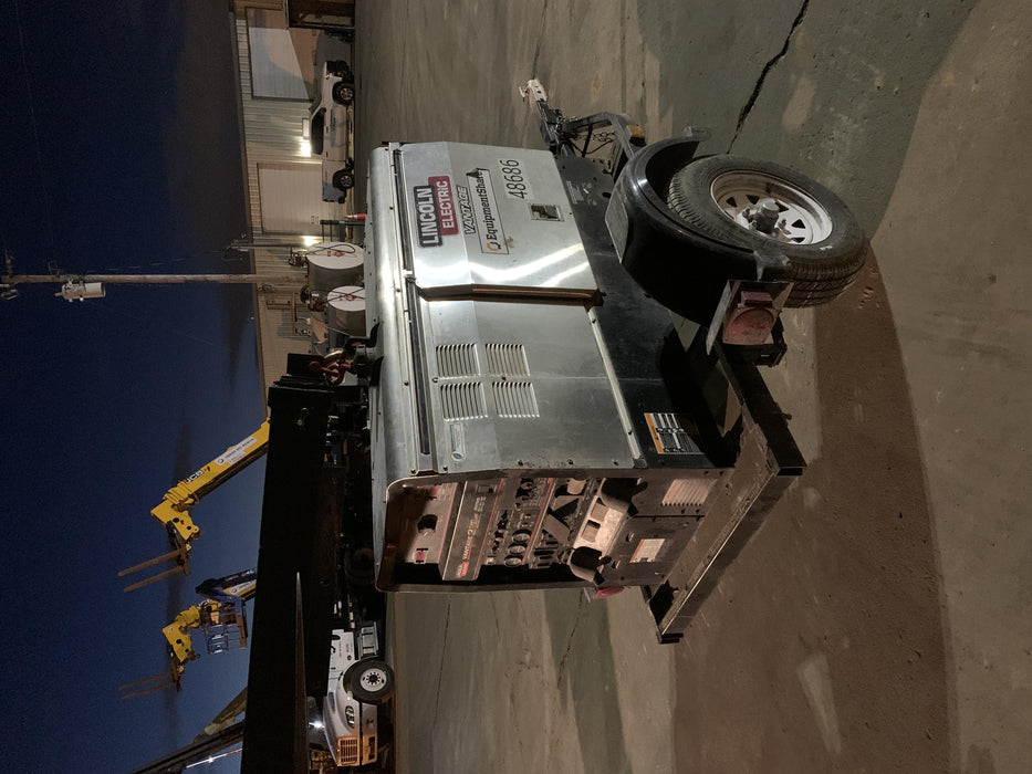 2019 Lincoln Electric Vantage 322 Ready-Pak 3, Two Wheel Trailer, Fender and Light Kit, Cable Rack