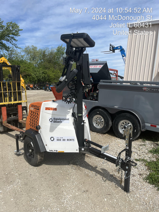 2024 Generac MLT2 Diesel, Flex Switch 120V Input, Powerzone Controller, 
(4) 320W LED Lights, 4kW Generator, 39.9 Gal Fuel Tank, 2" Ball, T3