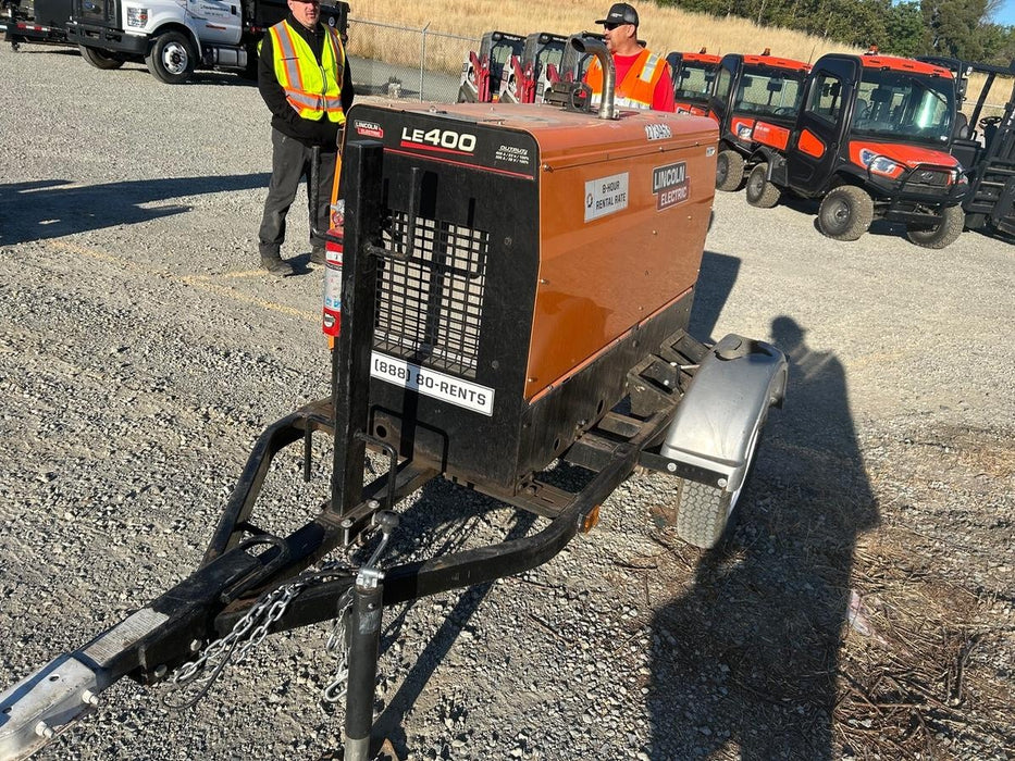 2022 Lincoln Electric LE400 Kubota V1505, Trlr, Cable Rack, Light Kit, ES Decals, T3