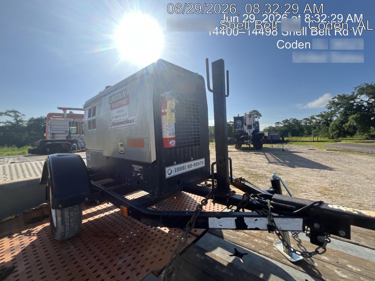 2019 Lincoln Electric Vantage 322 Lincoln Vantage 322 Welder w/Trailer, Light Kit, Cable Rack