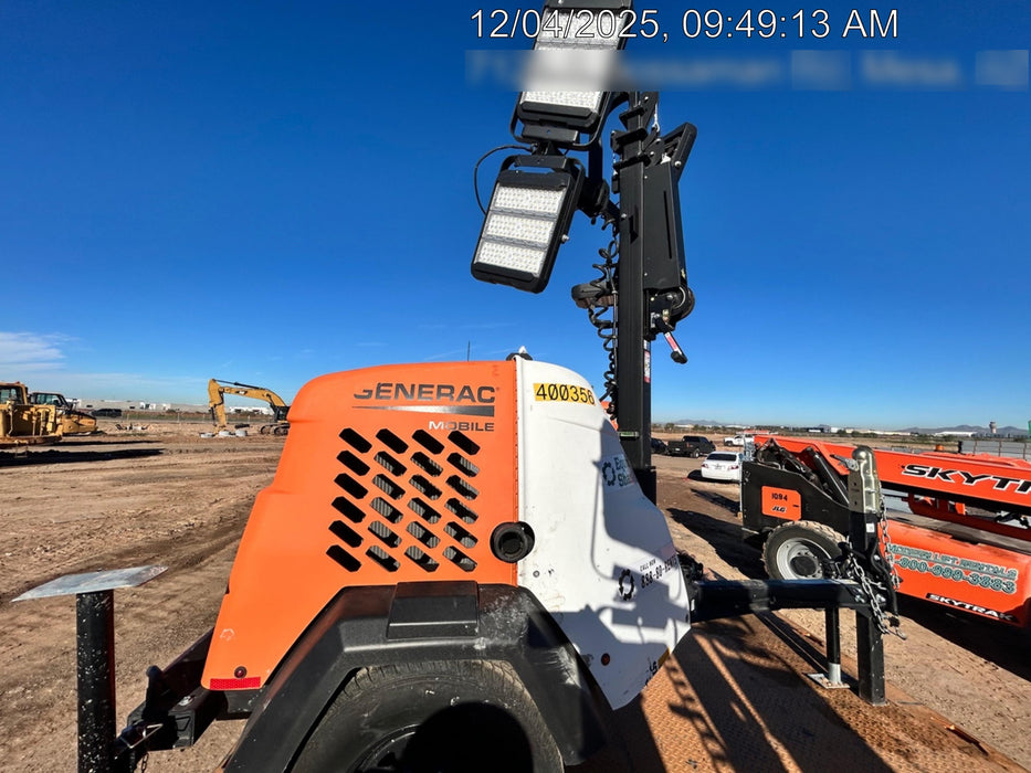 2024 Generac MLT2 Diesel, Flex Switch 120V Input, Powerzone Controller, 
(4) 320W LED Lights, 4kW Generator, 39.9 Gal Fuel Tank, 2" Ball, T3