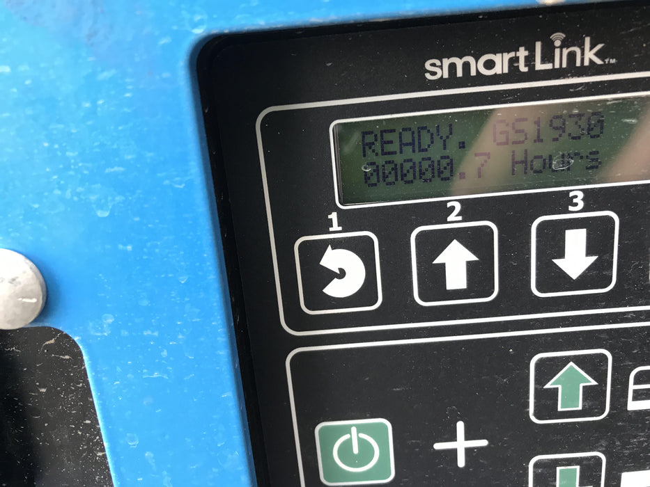 2020 Genie GS-1930 Solid Non Marking Tires, Beacon, Folding rails with half height swing gate, 800W Inverter