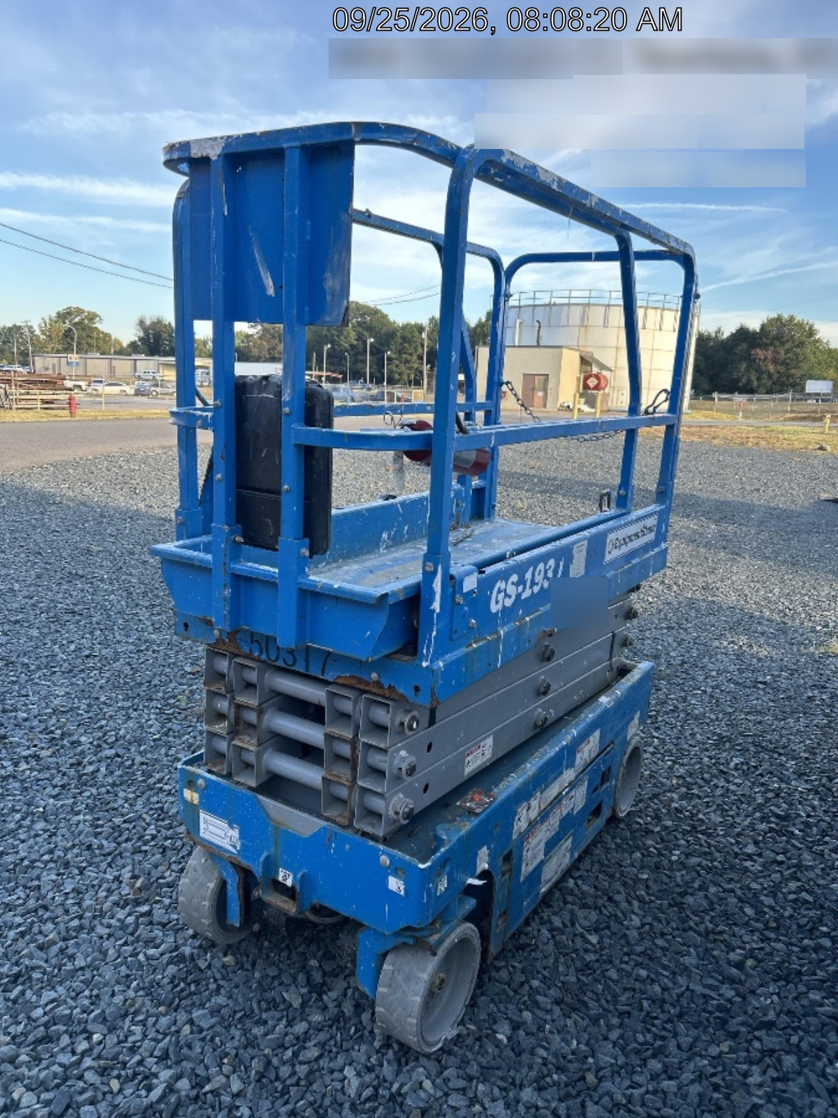 2019 Genie GS-1930 Fixed Rails with Chain Entry