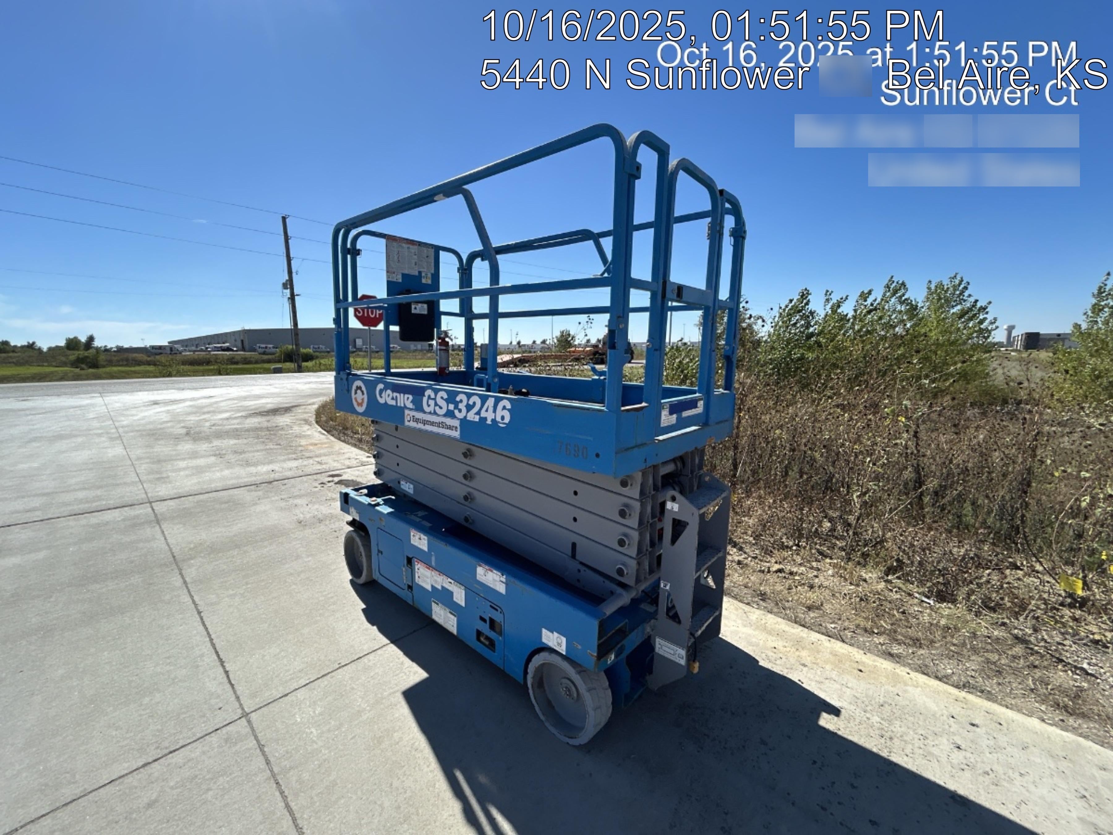 2018 Genie GS-3246 GS-3246 w/Folding rails, Full height swing gate