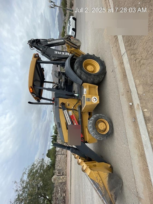 2020 John Deere 310LEP - Extendable Stick Canopy, 4WD, Extendable Stick, Pilot Controls, 2 Way Hydraulics, TAG Manual QC