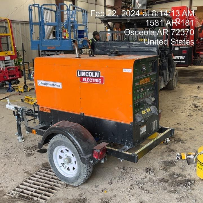 2023 Lincoln Electric LE400 Kubota V1505, Trlr, Cable Rack, Light Kit, ES Decals, T3