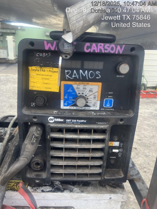 2021 MILLER ELECTRIC XMT 350