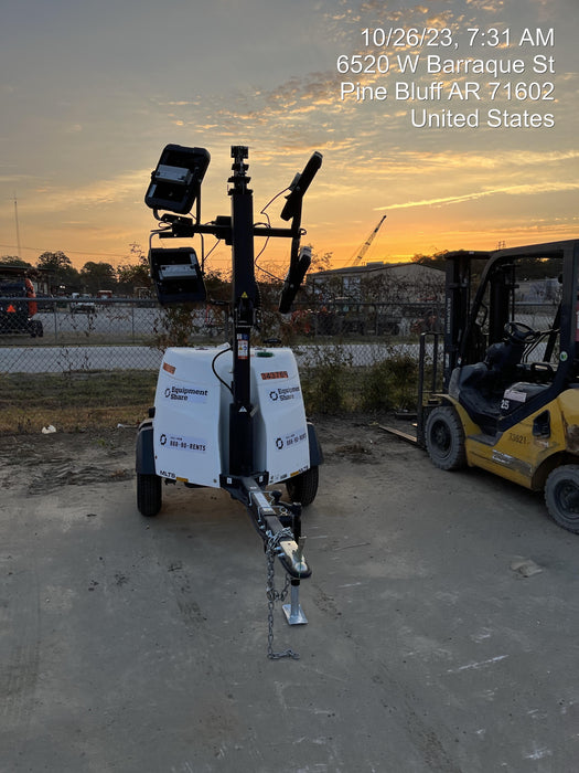 2023 Generac MLT2 Diesel, Flex Switch 120V Input, Powerzone Controller, (4) 320W LED Lights, 4kW Generator, 39.9 Gal Fuel Tank, 2" Ball, T3