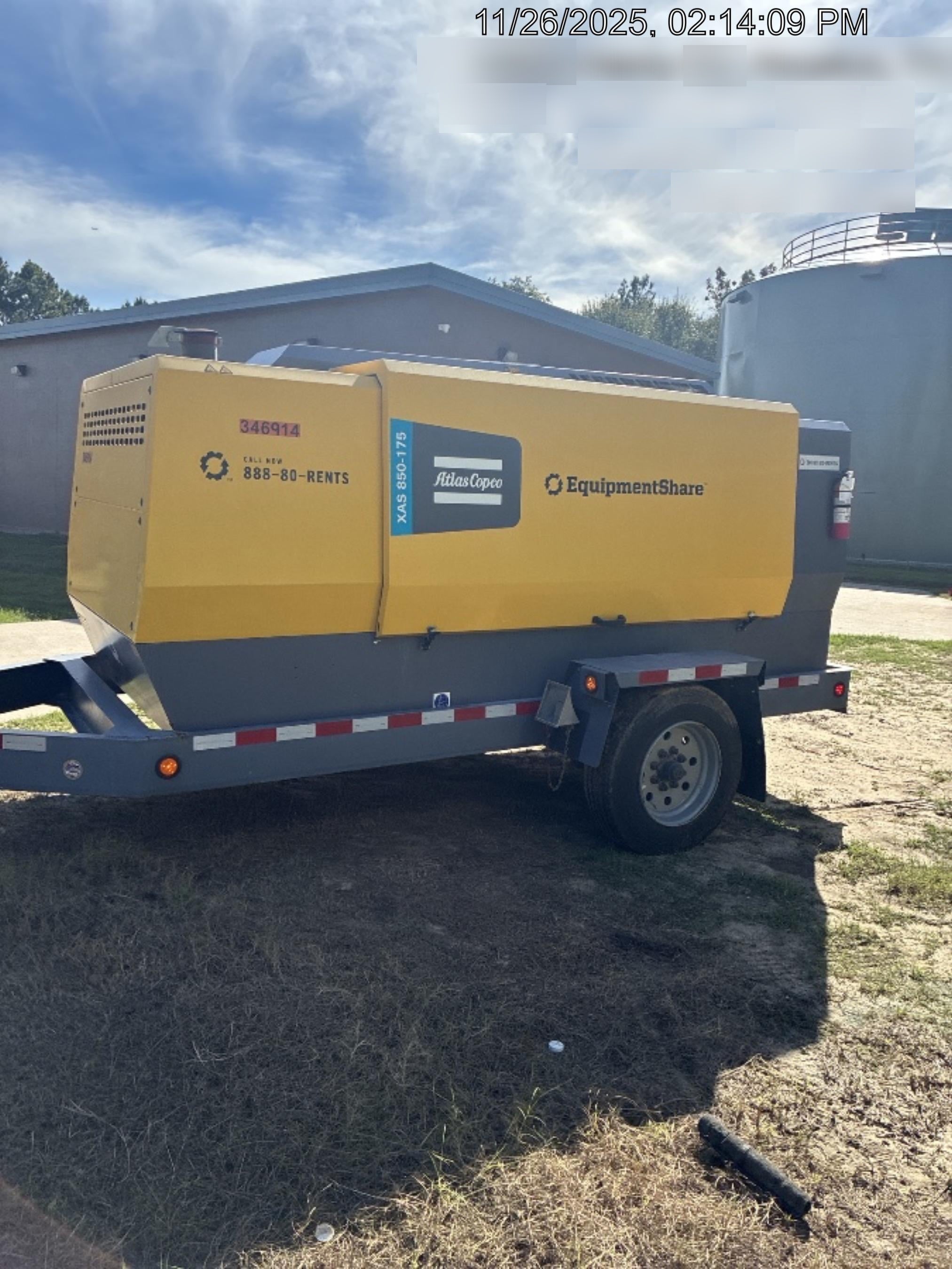 2023 ATLAS COPCO XAS 850
