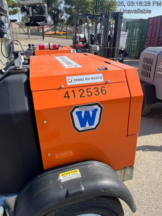 2024 Wanco WLTT-4MM4K Diesel, Deep Sea Controller, Shore Power Plug, Auto Start, (4) 350W LED Floodlights, 4kW Generator, 60 Gal Fuel Tank, 2" Ball, T3