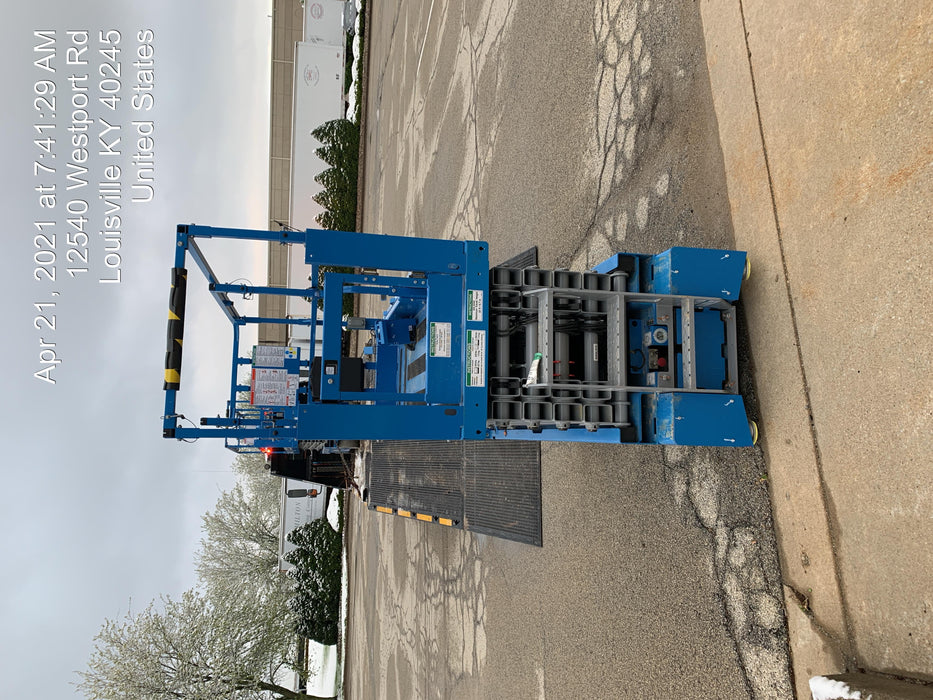 2020 Genie GS-2632 Solid NM Tires, Folding Rails with Half-Height Swing Gate, Beacon