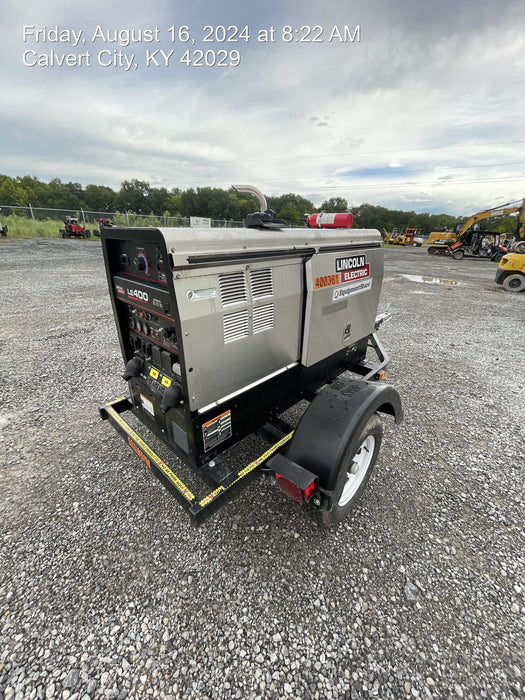 2024 Lincoln Electric LE400 Kubota V1505, Trlr, Cable Rack, Light Kit, ES Decals, T3