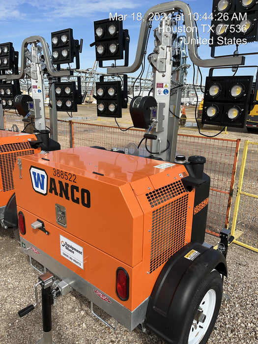 2024 Wanco WLTT-4MM4K Diesel, Deep Sea Controller, Shore Power Plug, Auto Start, (4) 350W LED Floodlights, 4kW Generator, 60 Gal Fuel Tank, 2" Ball, T3