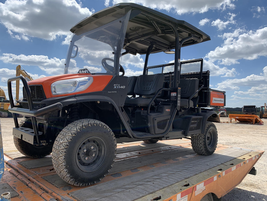 2020 Kubota RTV-X1140W-H 4WD utility cart -LED strobe -Windshield tempered glass -Plastic canopy -Wire harness kit -Backup alarm