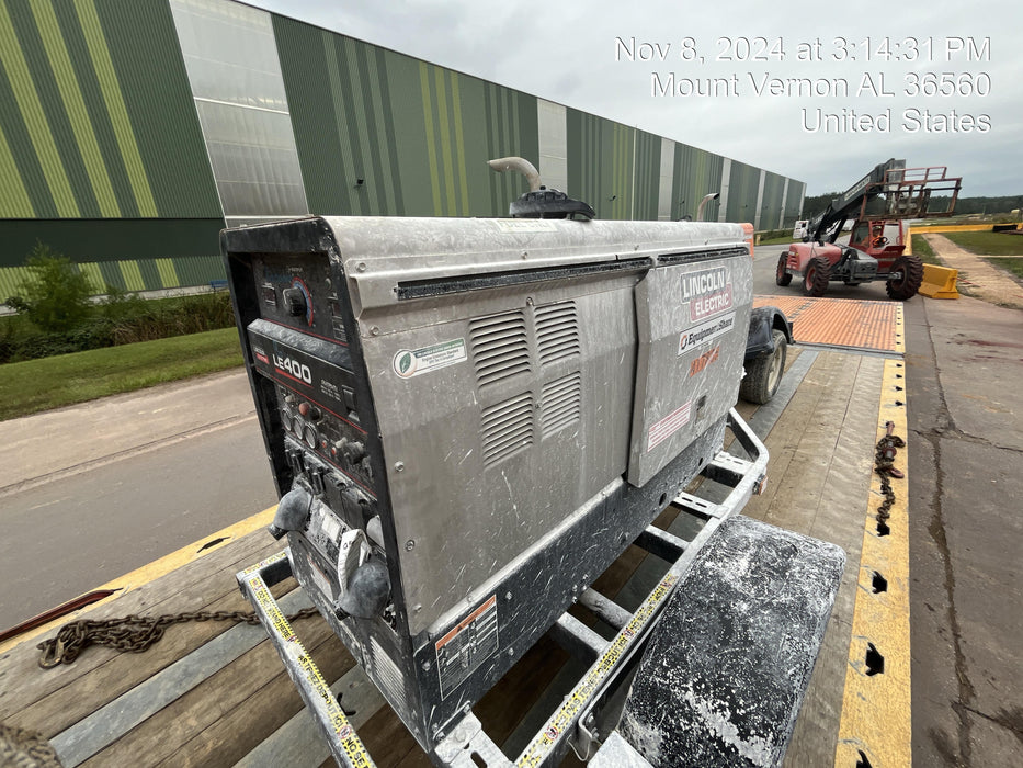 2024 Lincoln Electric LE400 Kubota V1505, Trlr, Cable Rack, Light Kit, ES Decals, T3