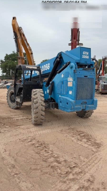 2017 Genie GTH-1056 Solid Tires, 60" carriage, Light Kit, Open ROPS